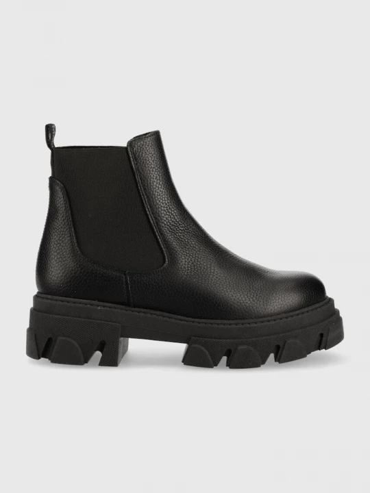 Obrázek produktu Steve Madden Kožené kotníkové boty Steve Madden Mixture černá