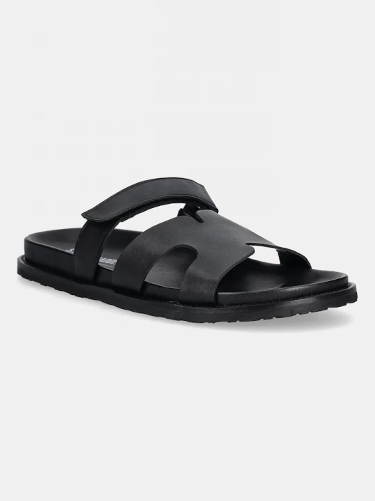 Obrázek produktu Steve Madden Kožené pantofle Steve Madden Manu černá