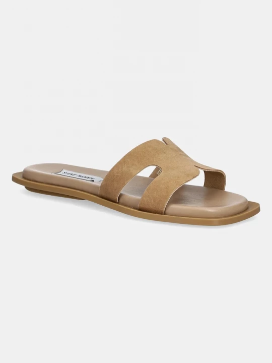 Obrázek produktu Steve Madden Kožené pantofle Steve Madden Sofia hnědá