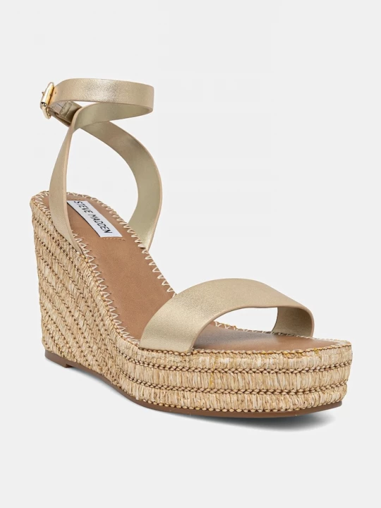 Obrázek produktu Steve Madden Kožené sandály Steve Madden Cassie zlatá