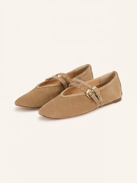 Obrázek produktu Steve Madden Mary Jane Baleríny Lydia béžová / zlatá