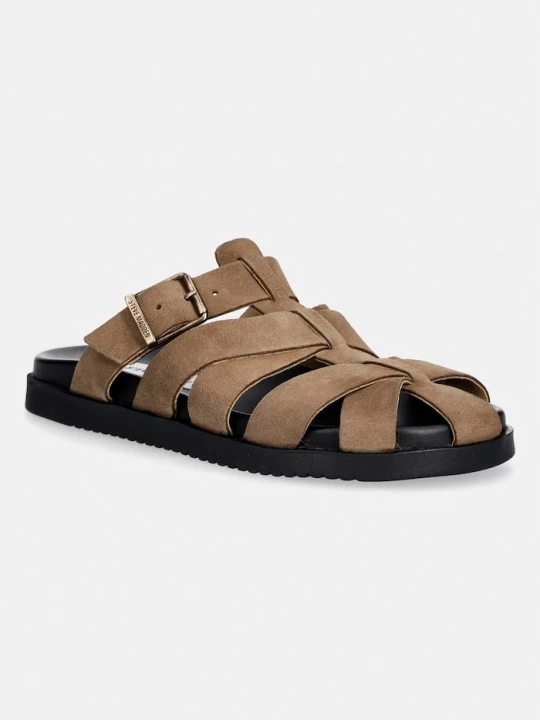 Obrázek produktu Steve Madden pantofle s uzavřenou špičkou dámské nubukové Mamba béžová