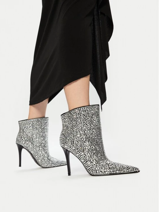 Obrázek produktu Steve Madden Polokozačky Sentinel-R SM11003450 Stříbrná