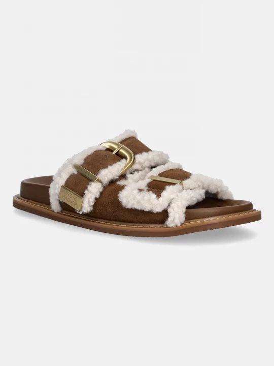 Obrázek produktu Steve Madden Semišové pantofle Steve Madden Arch-F hnědá