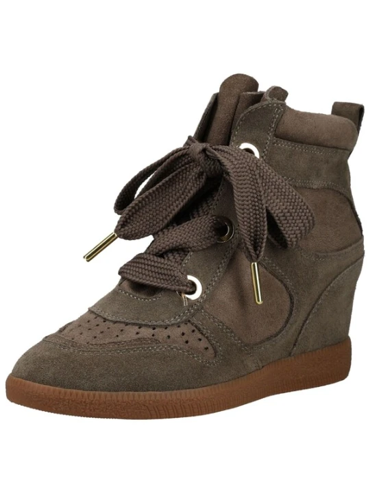 Obrázek produktu STEVE MADDEN Šněrovací kozačky 'Mables' šedobéžová