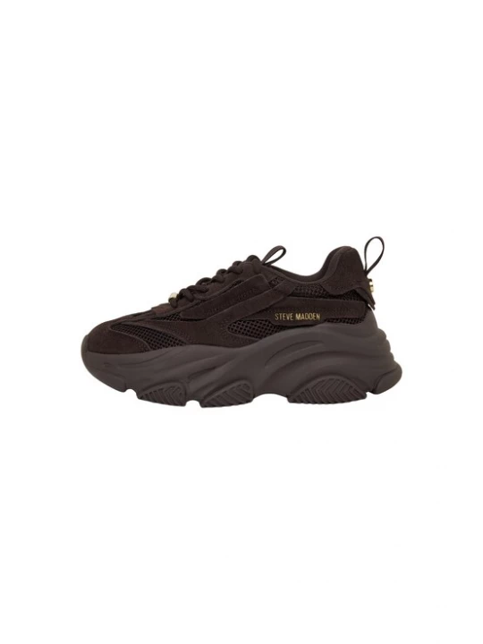 Obrázek produktu STEVE MADDEN Tenisky 'Possesion-E' tmavě hnědá / zlatá