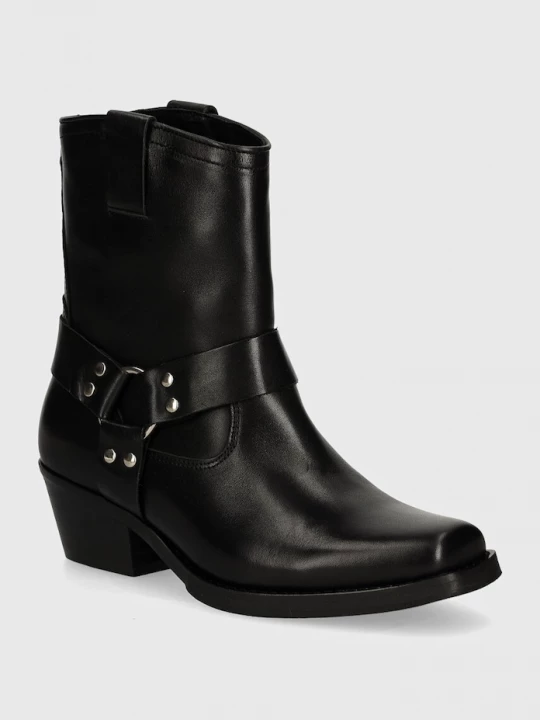 Obrázek produktu Steve Madden Westernové kožené boty Quintana černá