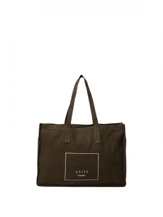 Obrázek produktu still Nordic Nákupní taška khaki / bílá