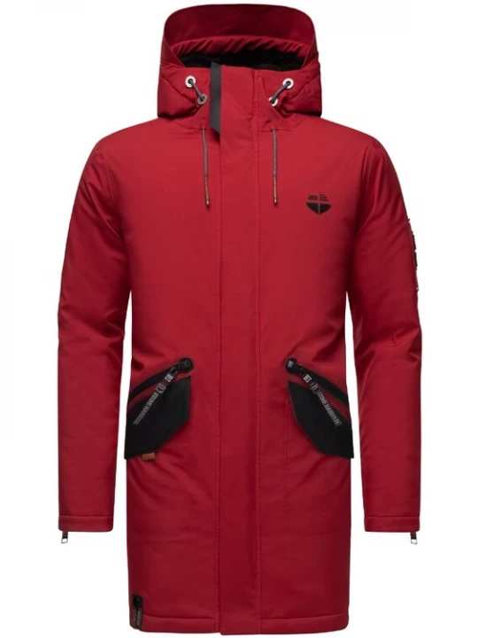 Obrázek produktu STONE HARBOUR Zimní parka 'Ragaan'  červená / černá