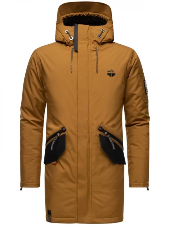 Obrázek produktu STONE HARBOUR Zimní parka 'Ragaan'  karamelová / černá