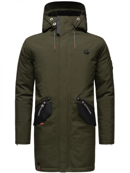 Obrázek produktu STONE HARBOUR Zimní parka 'Ragaan' olivová / černá