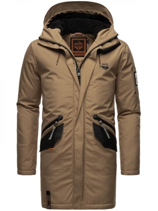 Obrázek produktu STONE HARBOUR Zimní parka 'Ragaan'  světle hnědá / černá