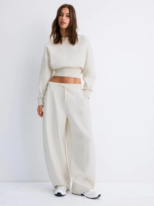 Obrázek produktu Stradivarius Cropped Mikina S Pásem Vanilla
