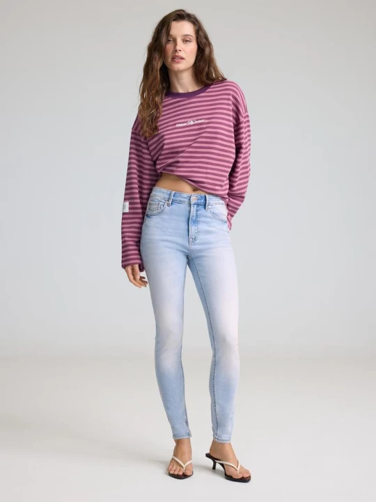 Obrázek produktu Stradivarius D07 Džíny Skinny S Vysokým Pasem Světle Modrá