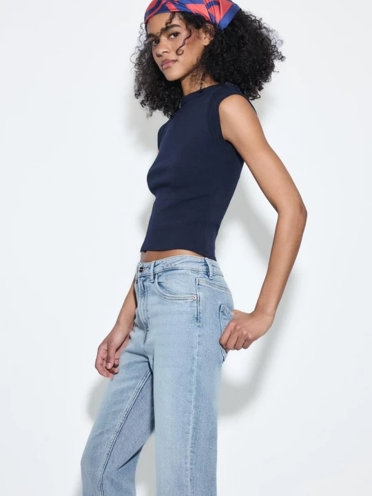 Obrázek produktu Stradivarius D14 Džíny Comfort Slim Modrý Denim