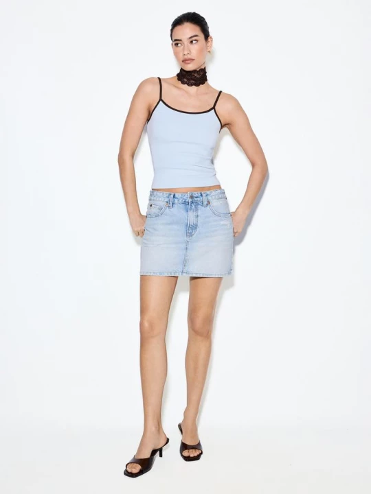 Obrázek produktu Stradivarius Džínová Mini Sukně D60 Modrý Denim