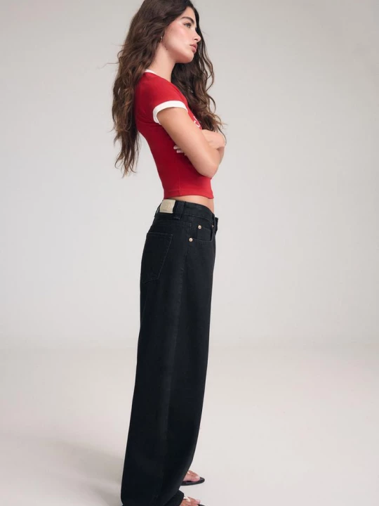 Obrázek produktu Stradivarius D80 Jeans Barrel Tmavě Šedá