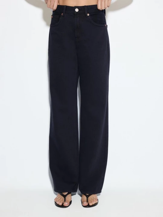 Obrázek produktu Stradivarius D92 Džíny Straight Wide Dark Blue