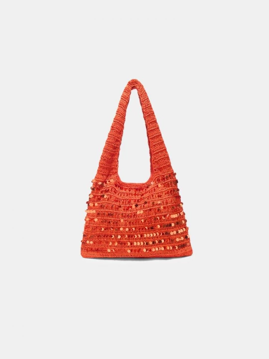 Obrázek produktu Stradivarius Flitrová Kabelka Přes Rameno Orange