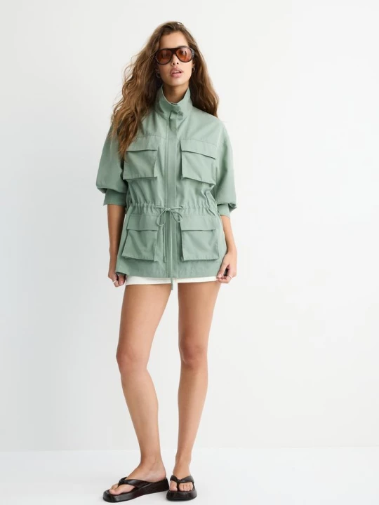 Obrázek produktu Stradivarius Fluida Utility Parka Khaki