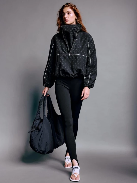 Obrázek produktu Stradivarius Funkční Větrovka S Puntíky Průhledná