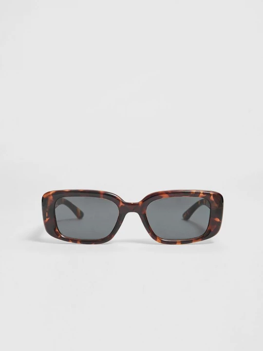 Obrázek produktu Stradivarius Hranaté Sluneční Brýle Z Želvoviny Brown