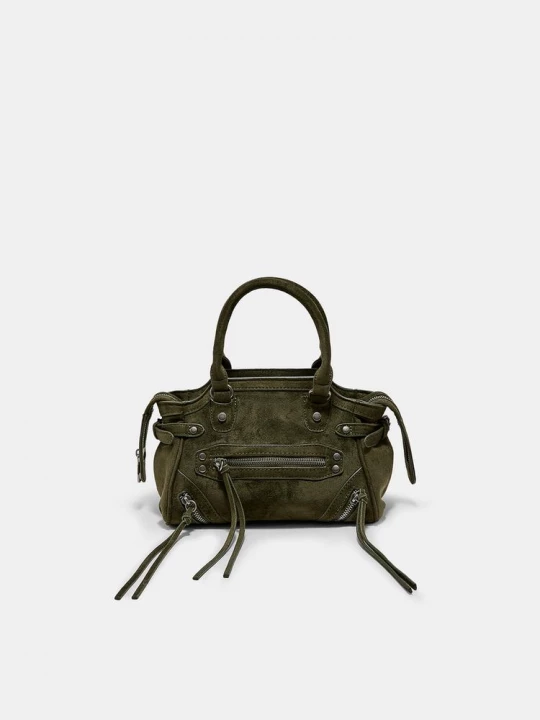 Obrázek produktu Stradivarius Kabelka City S Cvočky A Úchyty Khaki