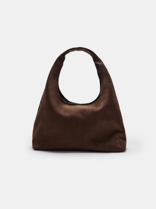 Obrázek produktu Stradivarius Kabelka Na Rameno Z Imitace Semiše Brown