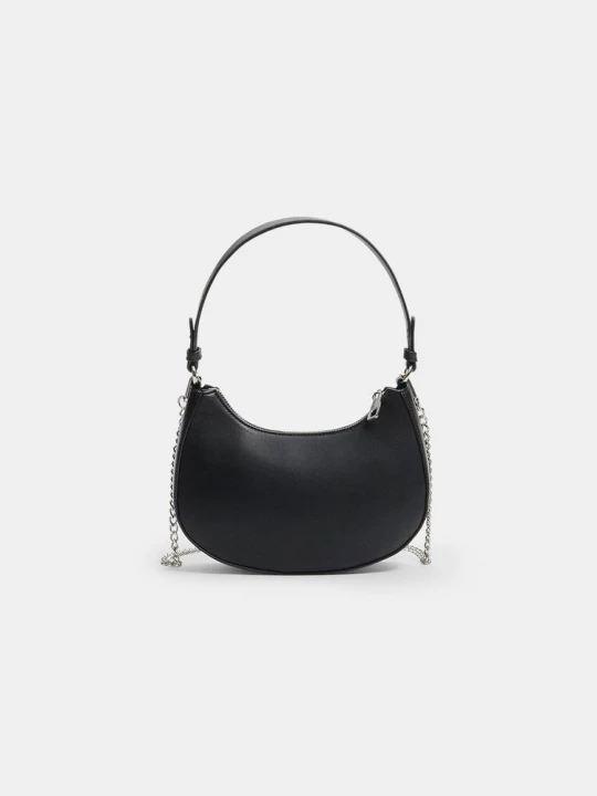 Obrázek produktu Stradivarius Kabelka Přes Rameno S Řetízkovým Popruhem Black
