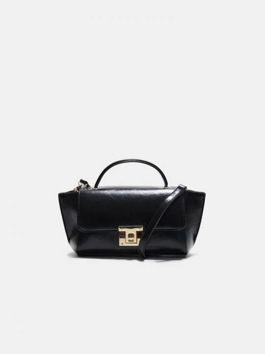 Obrázek produktu Stradivarius Kabelka Přes Rameno Se Zapínáním Na Klopu Black