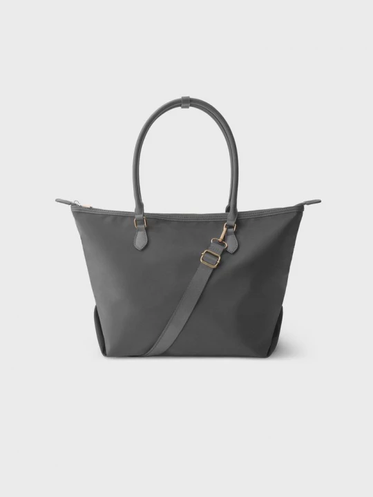 Obrázek produktu Stradivarius Kombinovaná Kabelka Shopper S Popruhem Tmavě Šedá