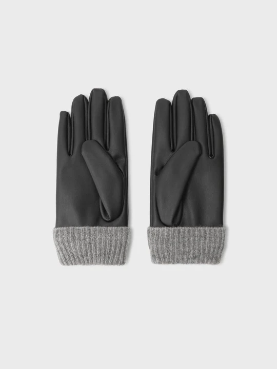 Obrázek produktu Stradivarius Kombinované Rukavice Tricot Černá