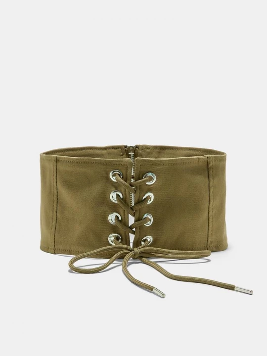 Obrázek produktu Stradivarius Korzetový Pásek Olive Green