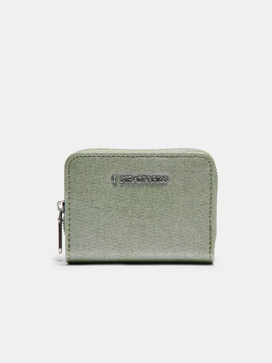Obrázek produktu Stradivarius Lesklá Obdélníková Peněženka Khaki