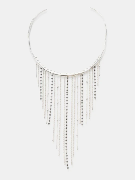 Obrázek produktu Stradivarius Náhrdelník Choker S Kaskádovým Efektem Šedá