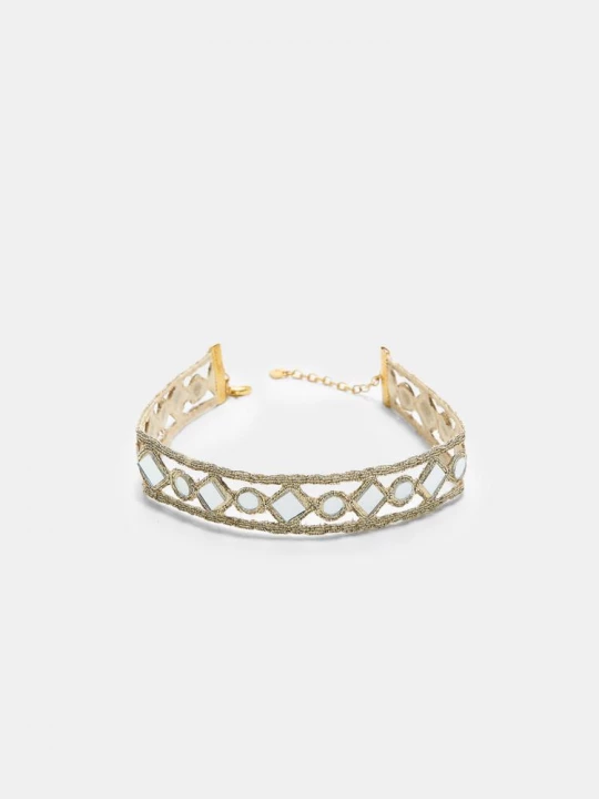 Obrázek produktu Stradivarius Náhrdelník Choker Se Zrcátky Gold