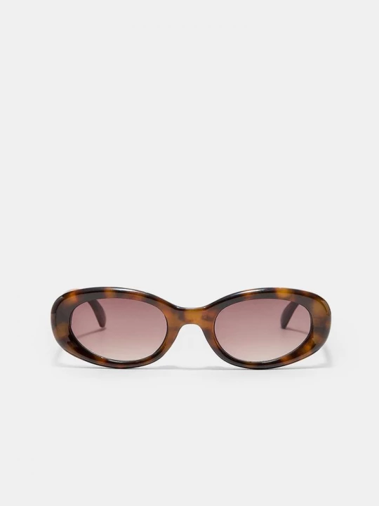 Obrázek produktu Stradivarius Oválné Želvovinové Brýle Brown