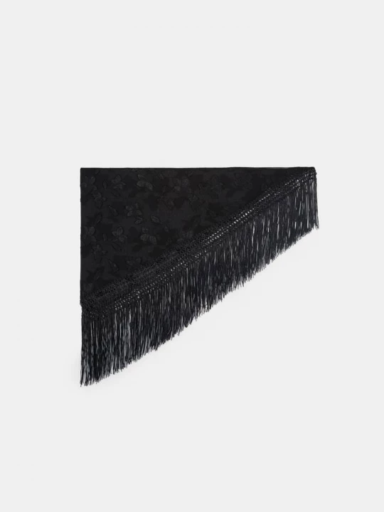 Obrázek produktu Stradivarius Pareo S Květinami A Třásněmi Black