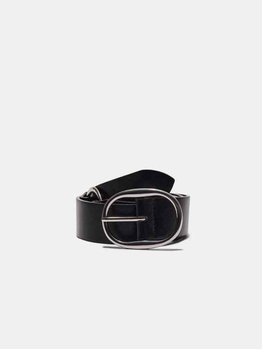 Obrázek produktu Stradivarius Pásek S Boční Přezkou Black