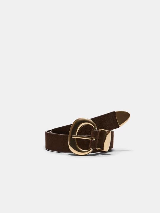 Obrázek produktu Stradivarius Pásek Se Silnou Přezkou Brown