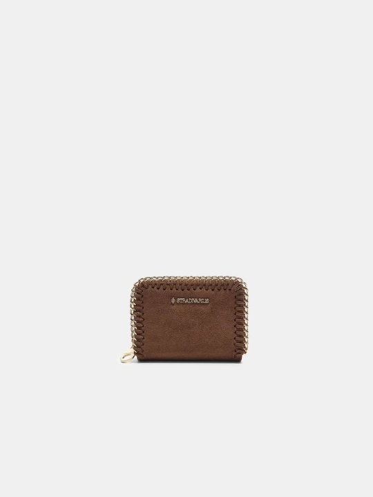 Obrázek produktu Stradivarius Peněženka A Pouzdro Na Karty S Řetízkem Terracotta