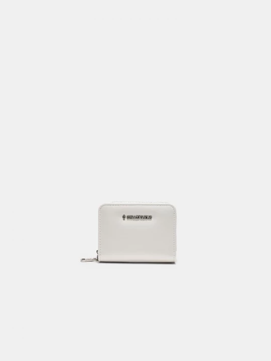 Obrázek produktu Stradivarius Peněženka Na Zip Z Imitace Kůže White