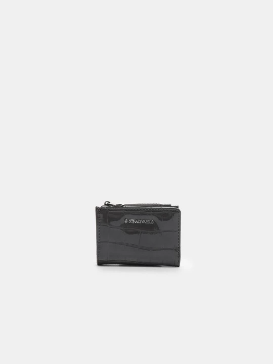 Obrázek produktu Stradivarius Peněženka S Plazí Texturou Dark Grey