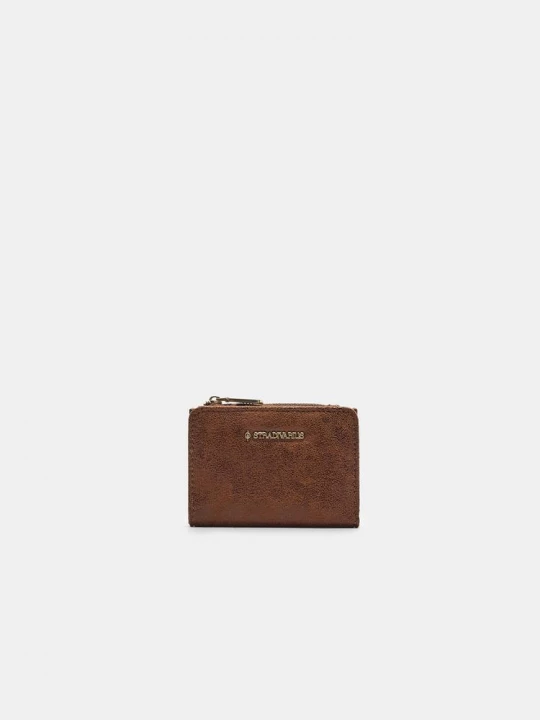 Obrázek produktu Stradivarius Peněženka S Pouzdrem Na Karty Z Imitace Semiše Brown