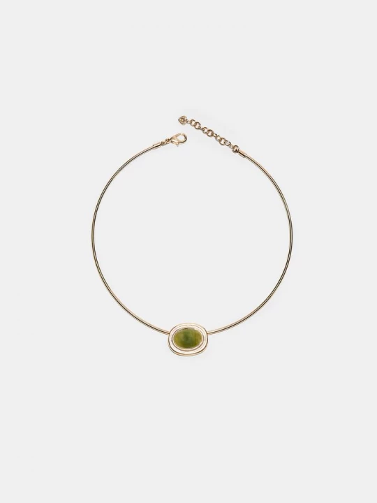 Obrázek produktu Stradivarius Pevný Choker S Přívěskem Gold