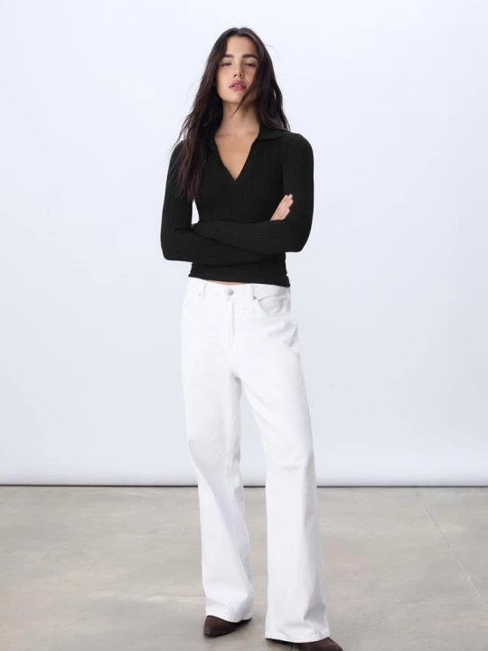 Obrázek produktu Stradivarius Polokošile Seamless Black