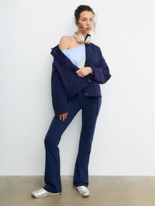 Obrázek produktu Stradivarius Prošívaná Bunda Navy Blue
