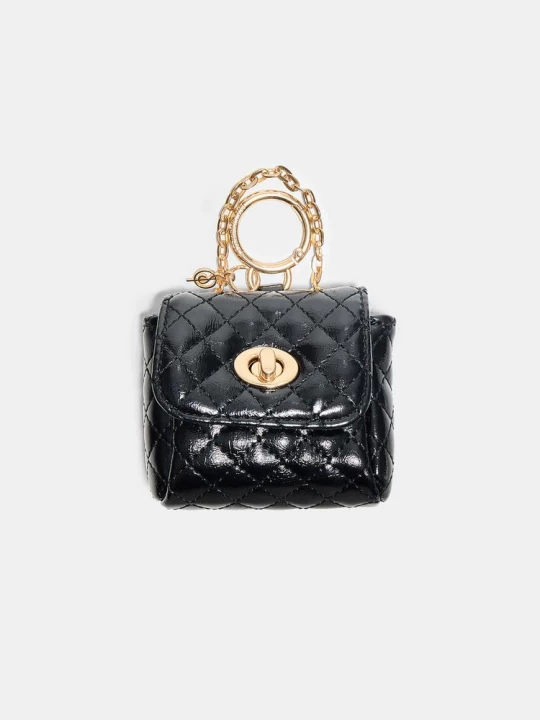 Obrázek produktu Stradivarius Prošívaná Mini Kabelka Charm Black