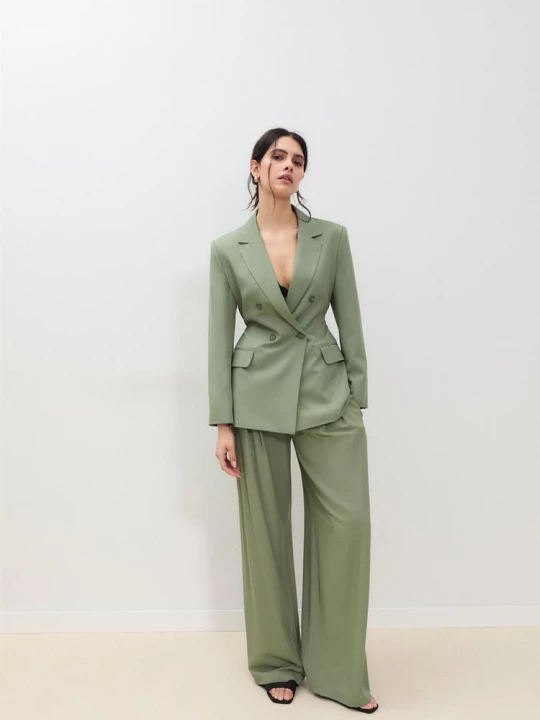 Obrázek produktu Stradivarius Sako Páskem Khaki