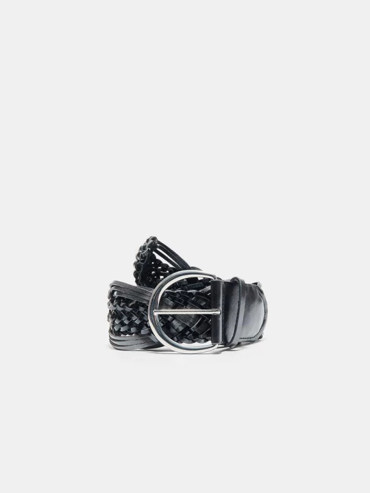 Obrázek produktu Stradivarius Široký Pletený Pásek Black